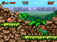 une photo d'Ã©cran de Prehistorik Man sur Nintendo Super Nes